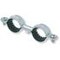 Collier plomberie isophonique double tuyau Ø 18 mm